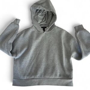 Grey Forever 21 hoodie with a relaxed fit. Size Medium.
